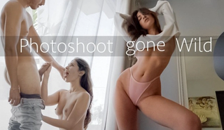 Горячая фитнес-моделька наслаждается настоящей фотосессией.